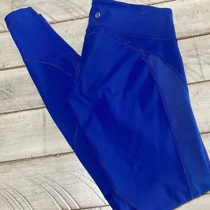 Blue Lululemon leggings